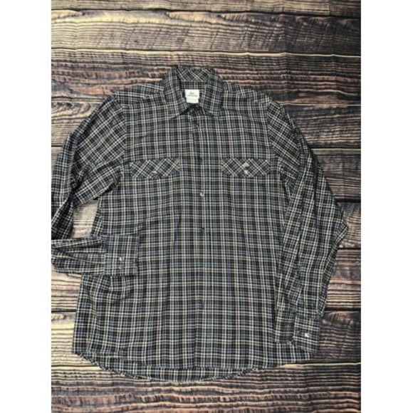Lacoste Button Down Shirt Mens Size 40 Large Multicolor Plaid 2 Pocket Logo - Picture 4 of 6